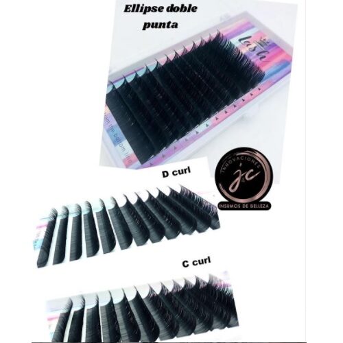 Pestañas Elipse Doble punta Masscaku Lash