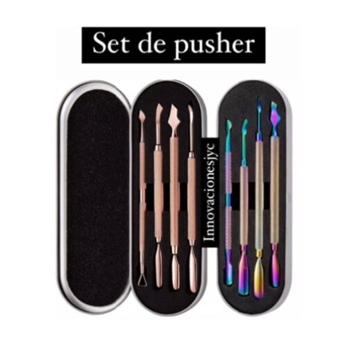 Set De Pusher  en estuche X 4