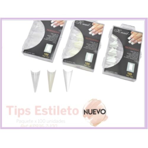 Tips De Estileto Uñas Largas