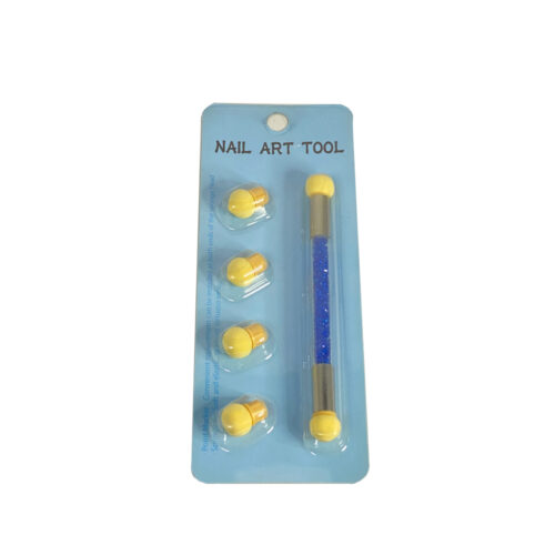 Pincel Difuminador Doble Punta para Uñas